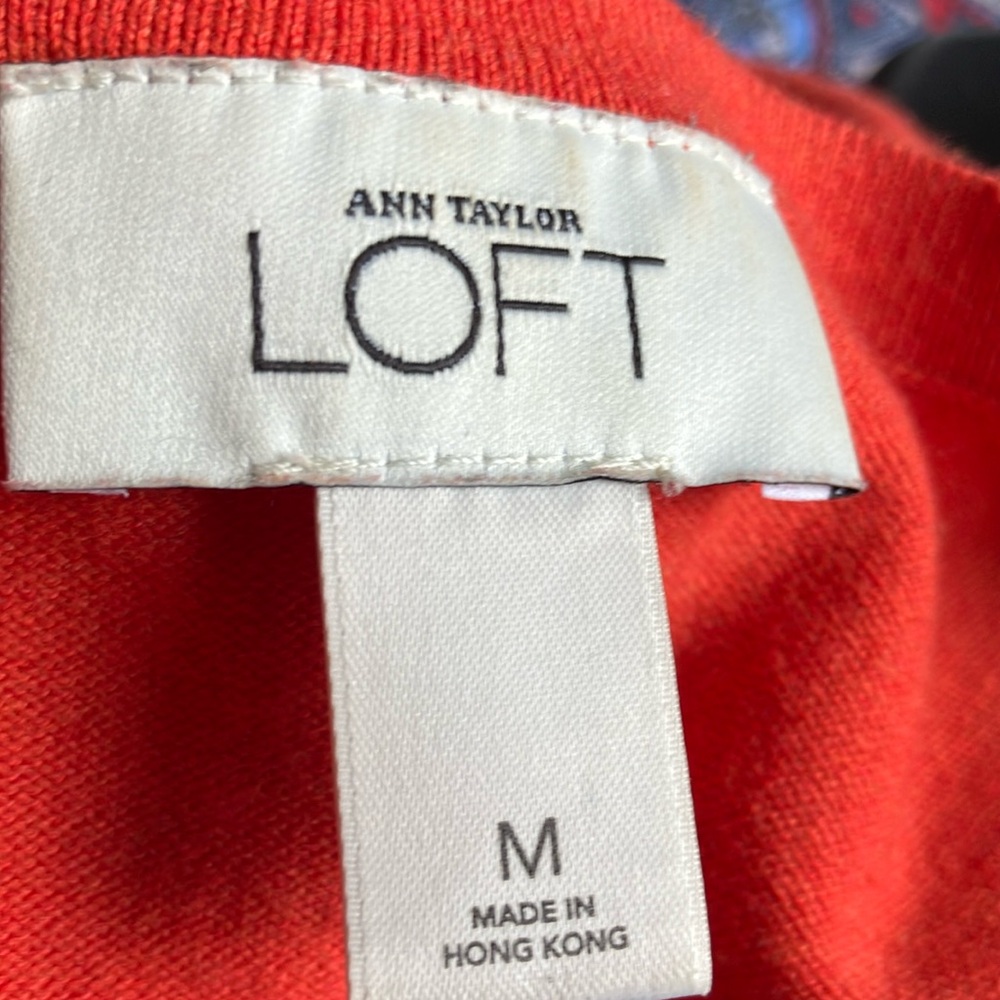 Ann Taylor LOFT Red Sweater